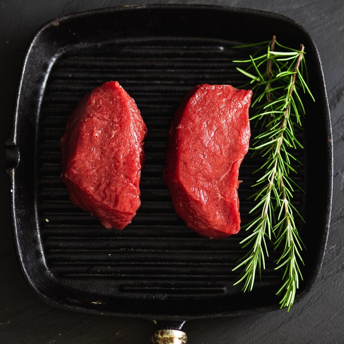 Venison loin medallions