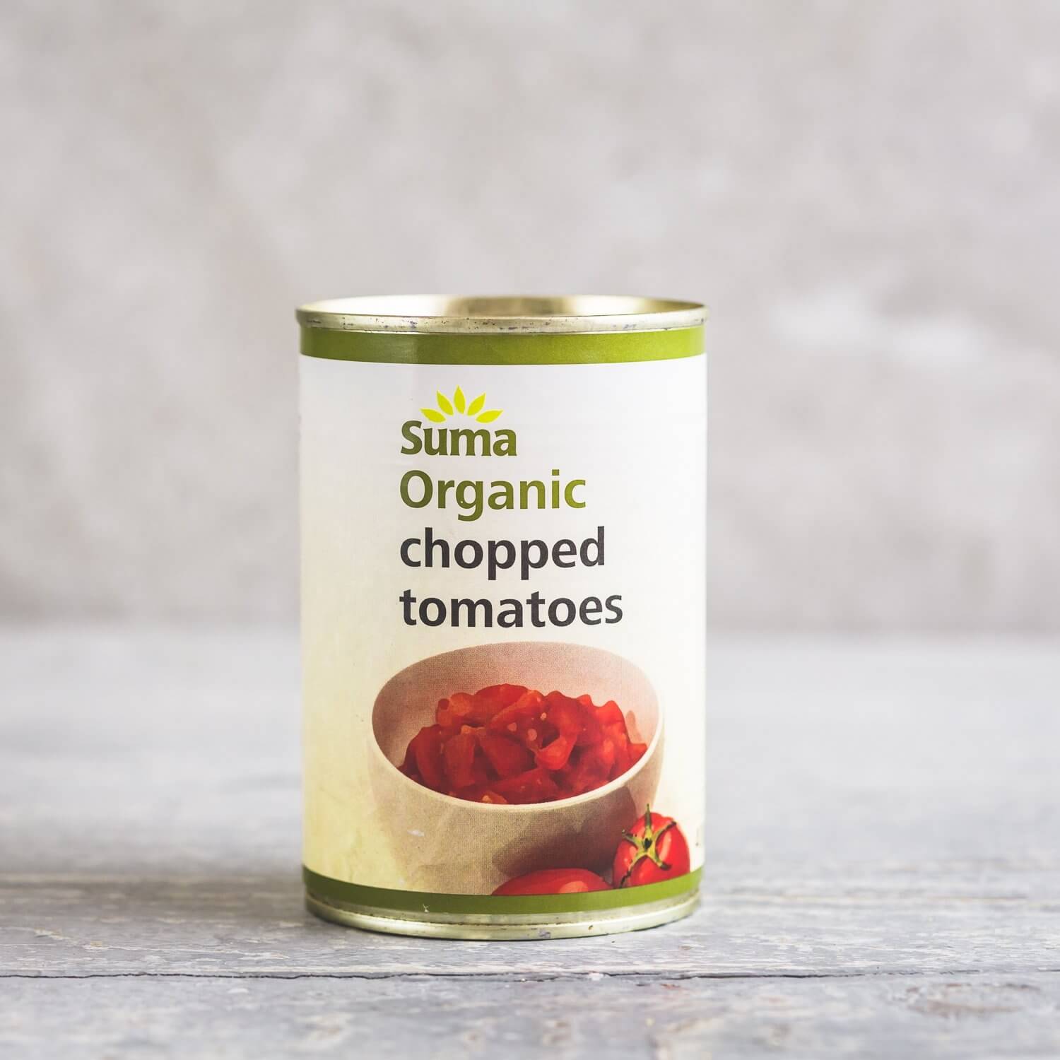 Organic Tinned chopped tomatoes 400g / Riverford