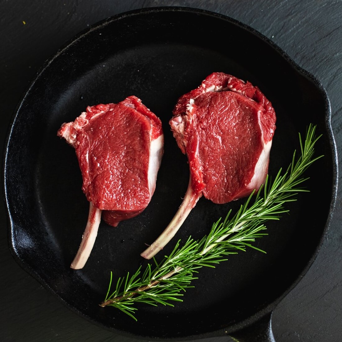 Venison tomahawk chops (bone in)