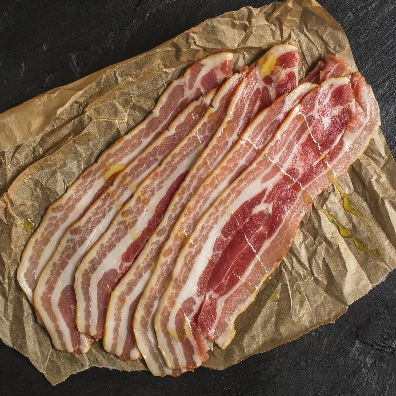 Unsmoked streaky bacon