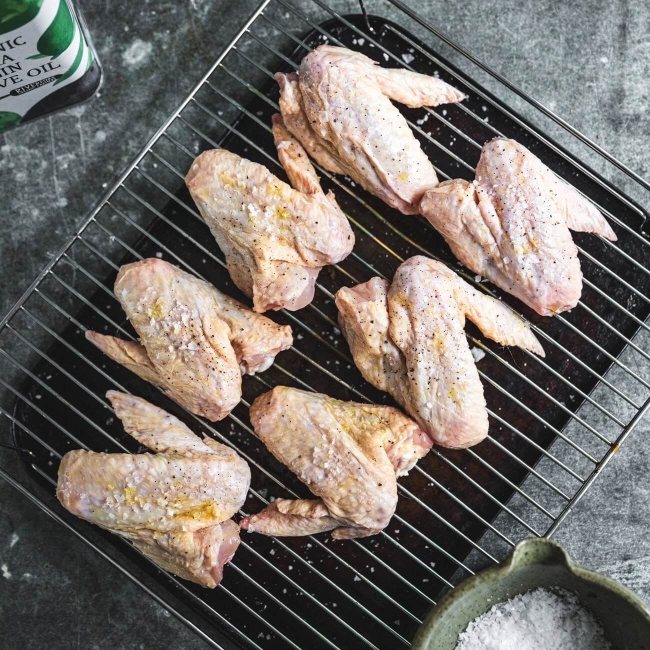 Organic Chicken wings 1kg / Riverford