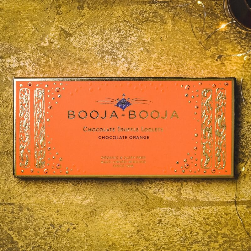 Organic Booja Booja Chocolate orange loglets x10 / Riverford
