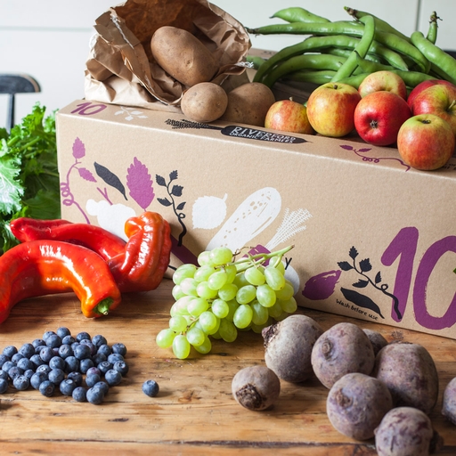 Seasonal organic fruit & veg box – large