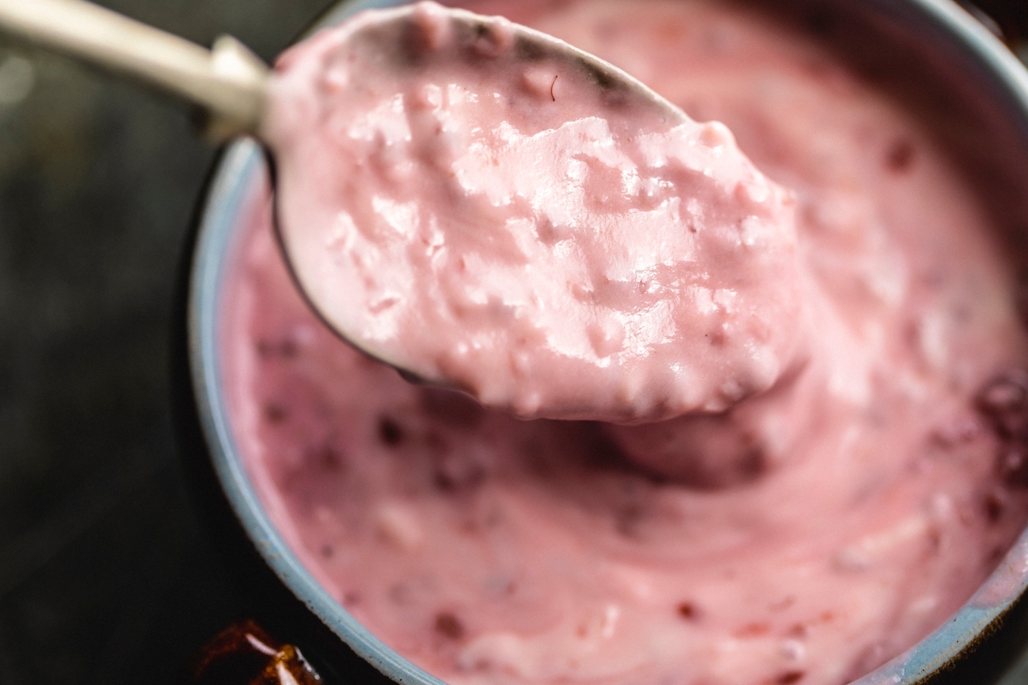 Brown Cow Organics raspberry & coconut yoghurt