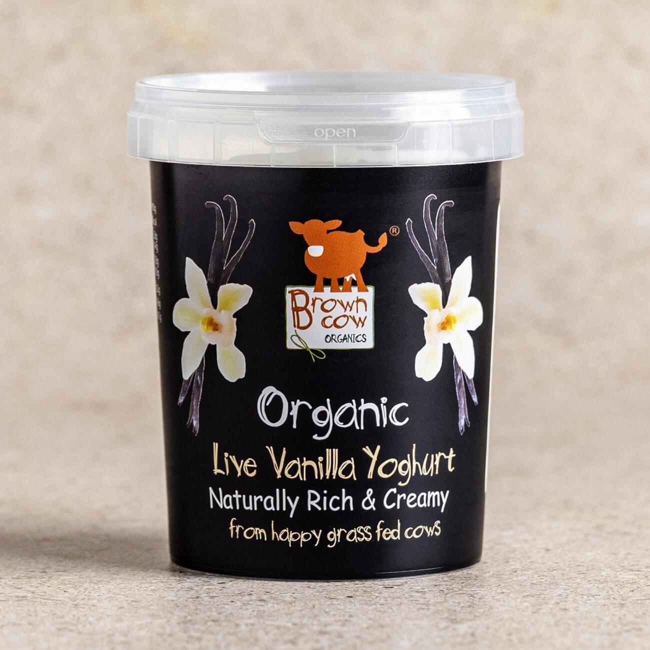Brown Cow vanilla yoghurt
