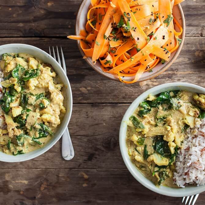 Cauliflower korma recipe / Riverford