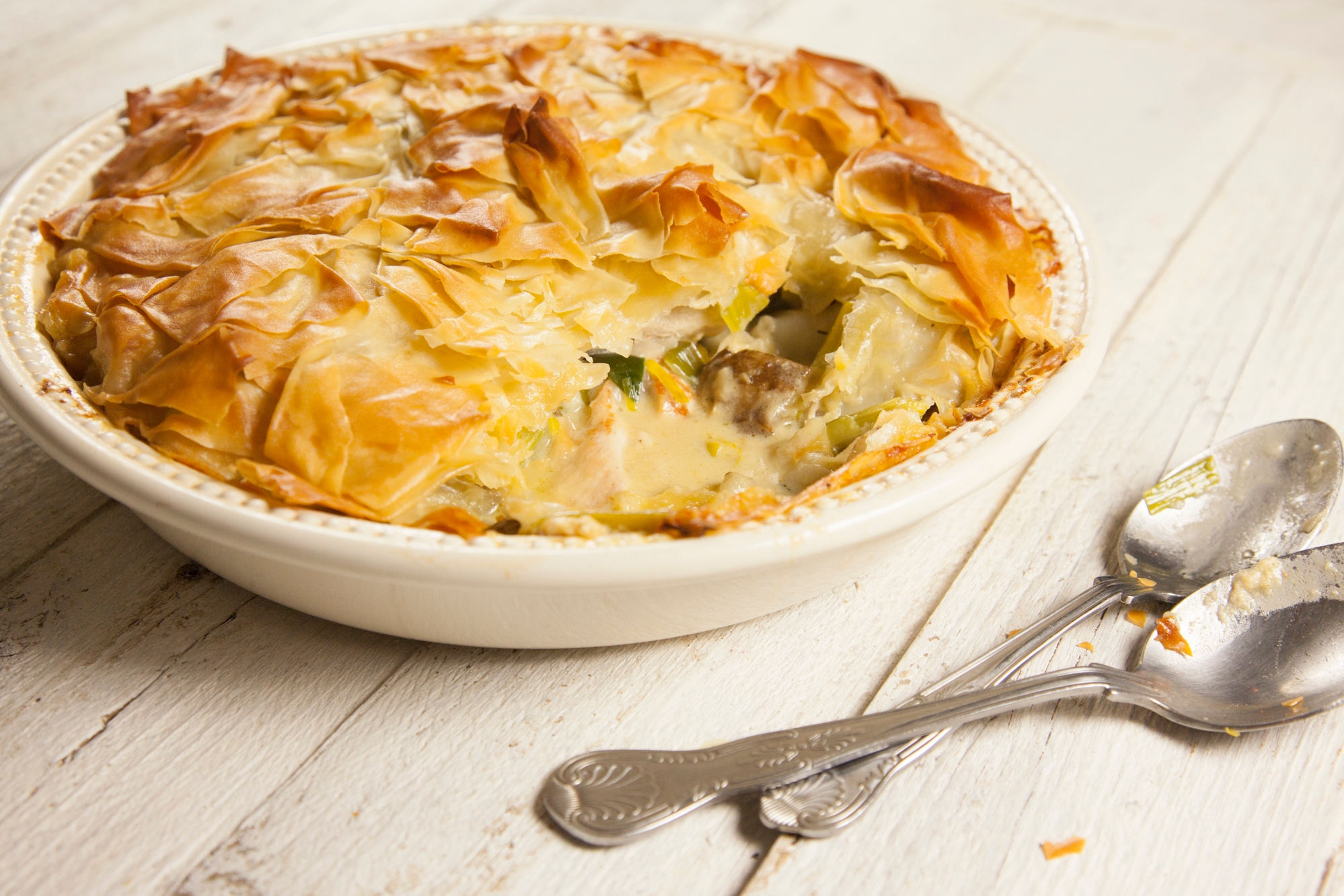 Chicken And Leek Pies Recipe Riverford