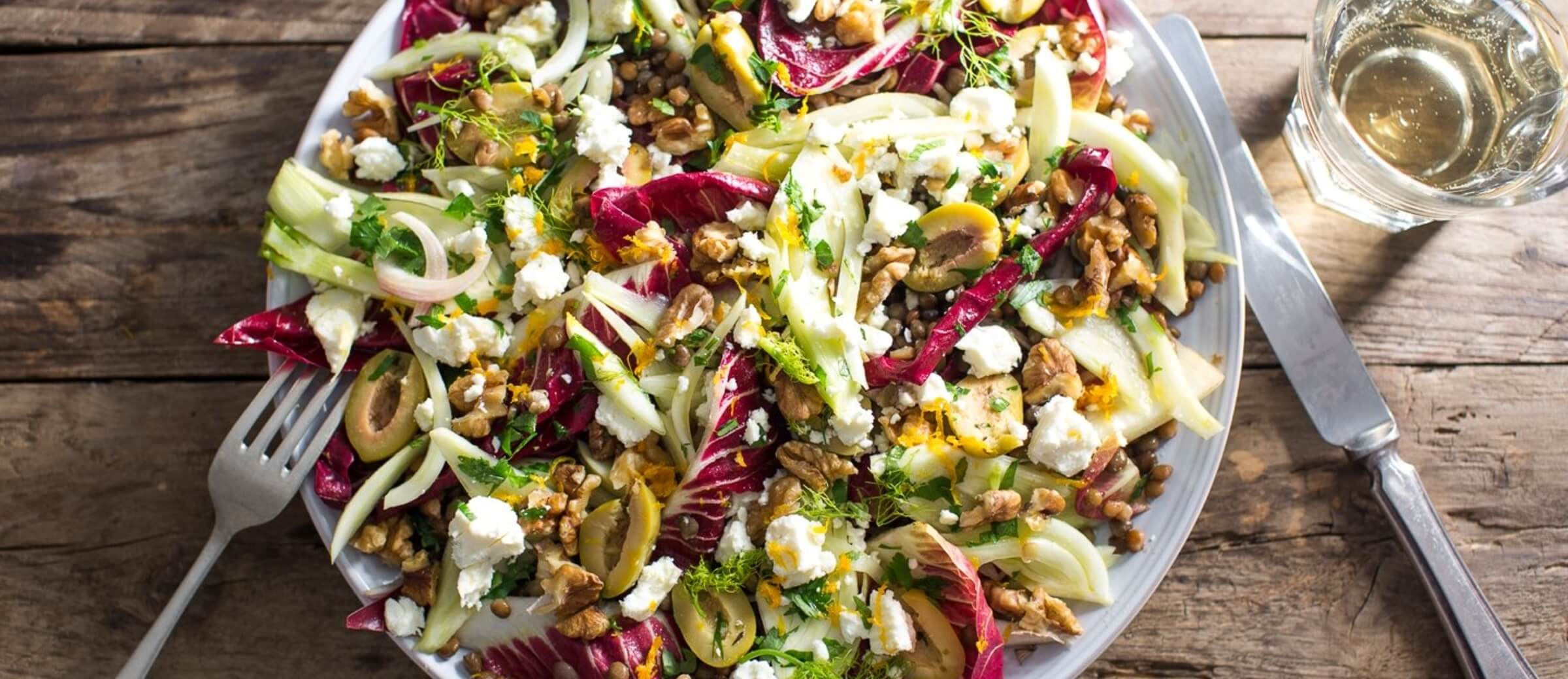 Fennel and radicchio salad recipe / Riverford