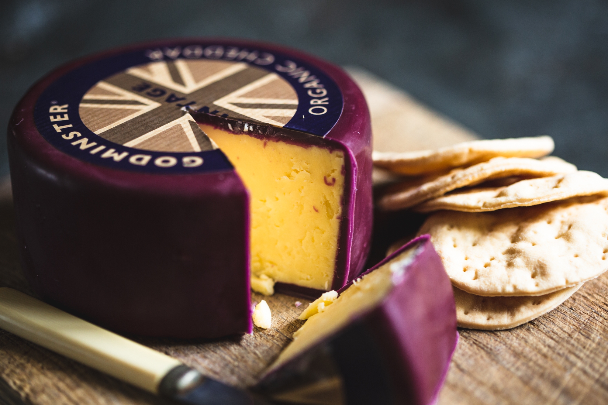 Godminster vintage cheddar truckle