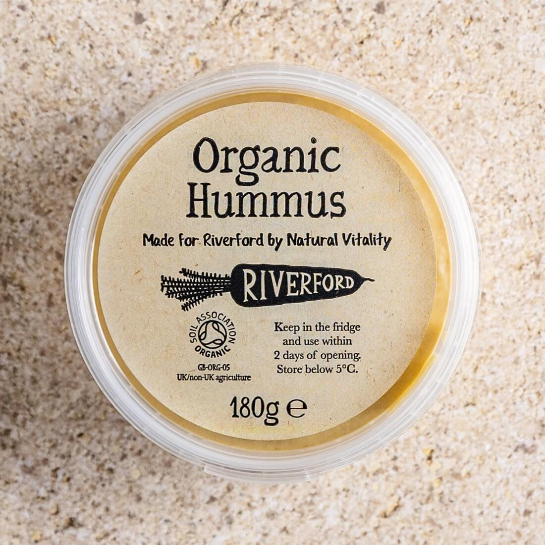 Organic Hummus 180g / Riverford