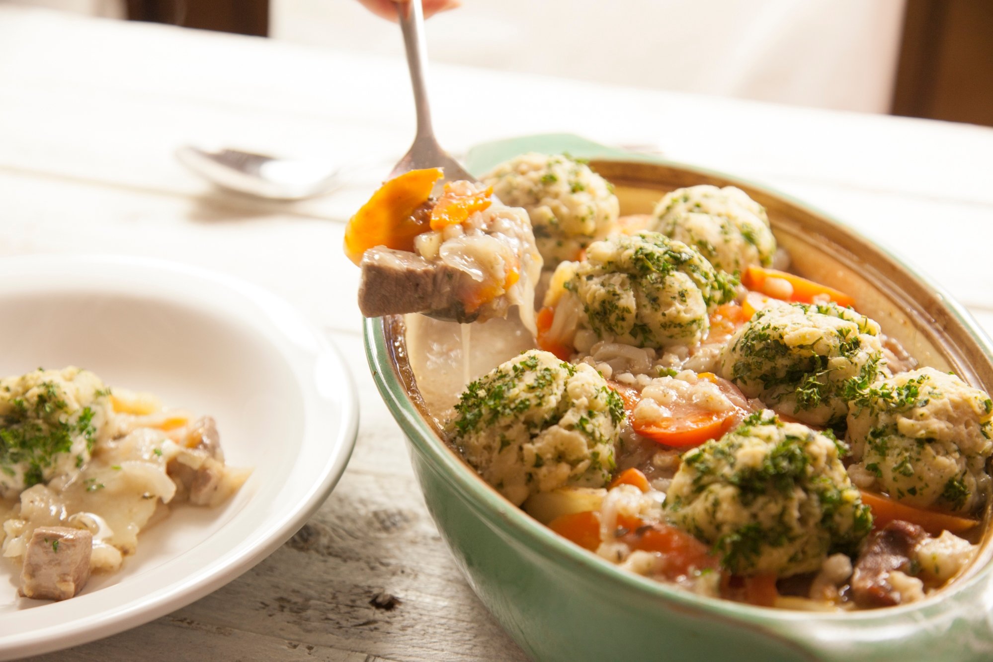 Irish Stew With Herb Dumplings Recipe Riverford