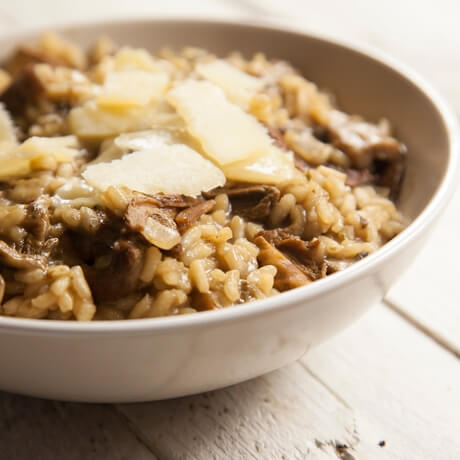 Mushroom risotto recipe / Riverford