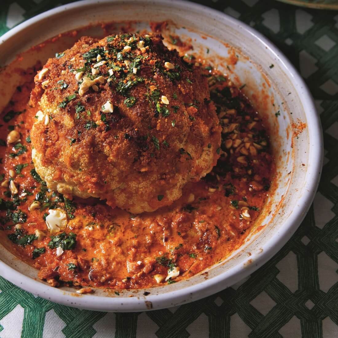 Suya roasted cauliflower recipe / Riverford