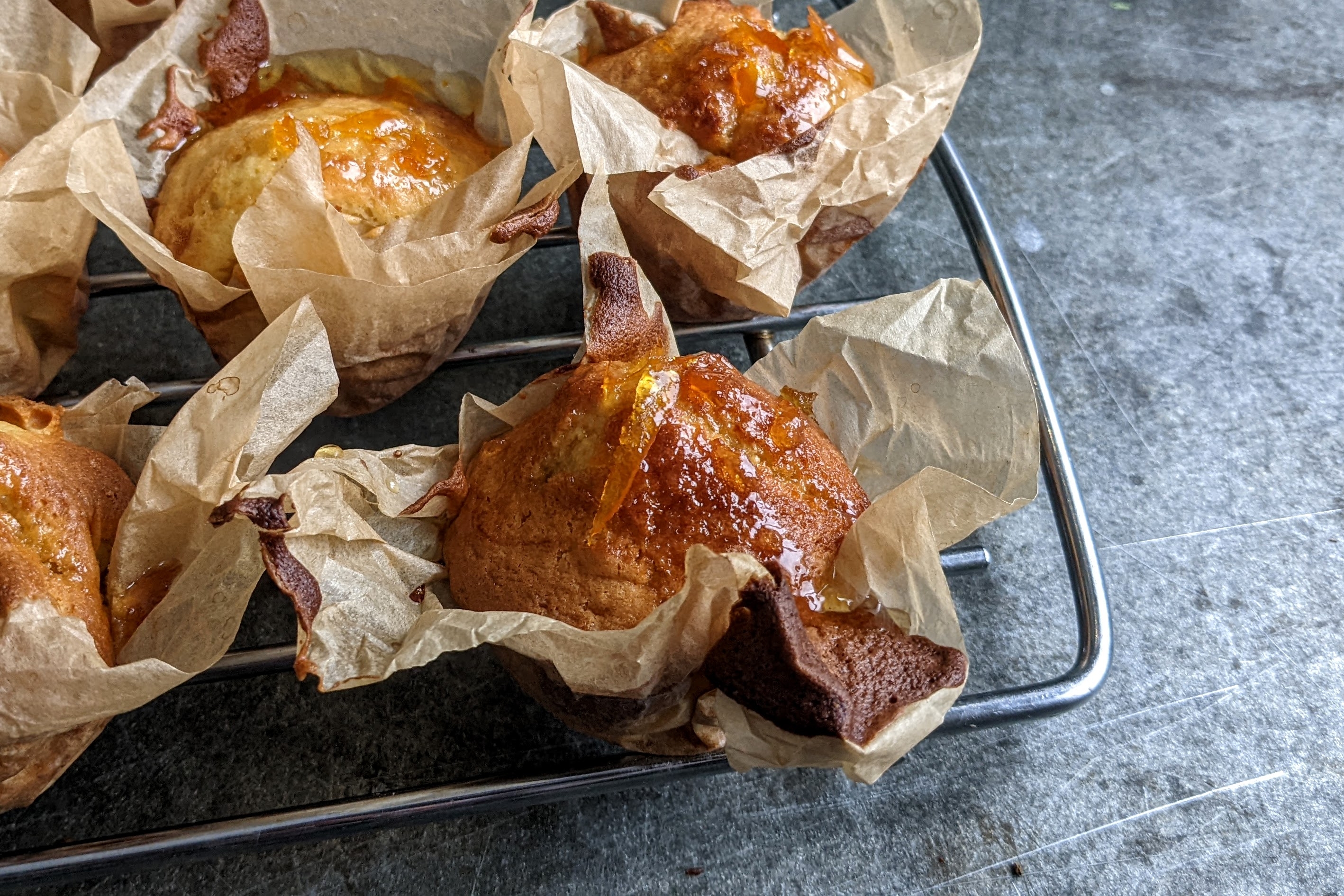 Marmalade muffins recipe / Riverford