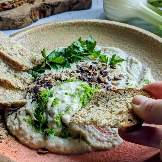 Feta and fennel dip recipe / Riverford