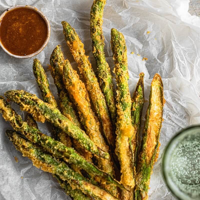 Tempura asparagus recipe / Riverford