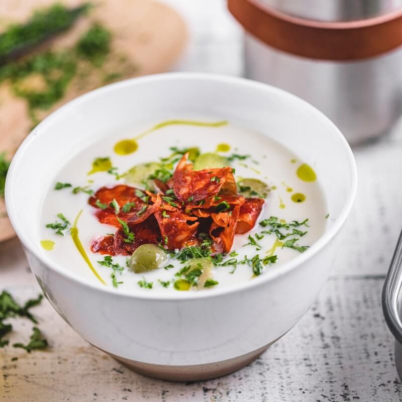 Cauliflower and Stilton soup recipe / Riverford