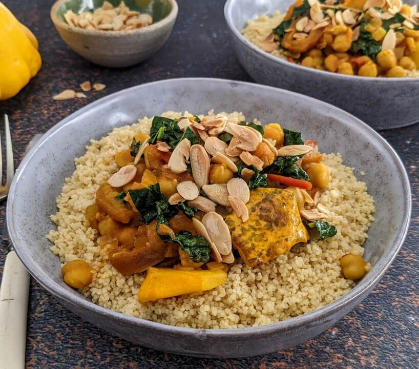Patty pan squash Moroccan tagine recipe / Riverford