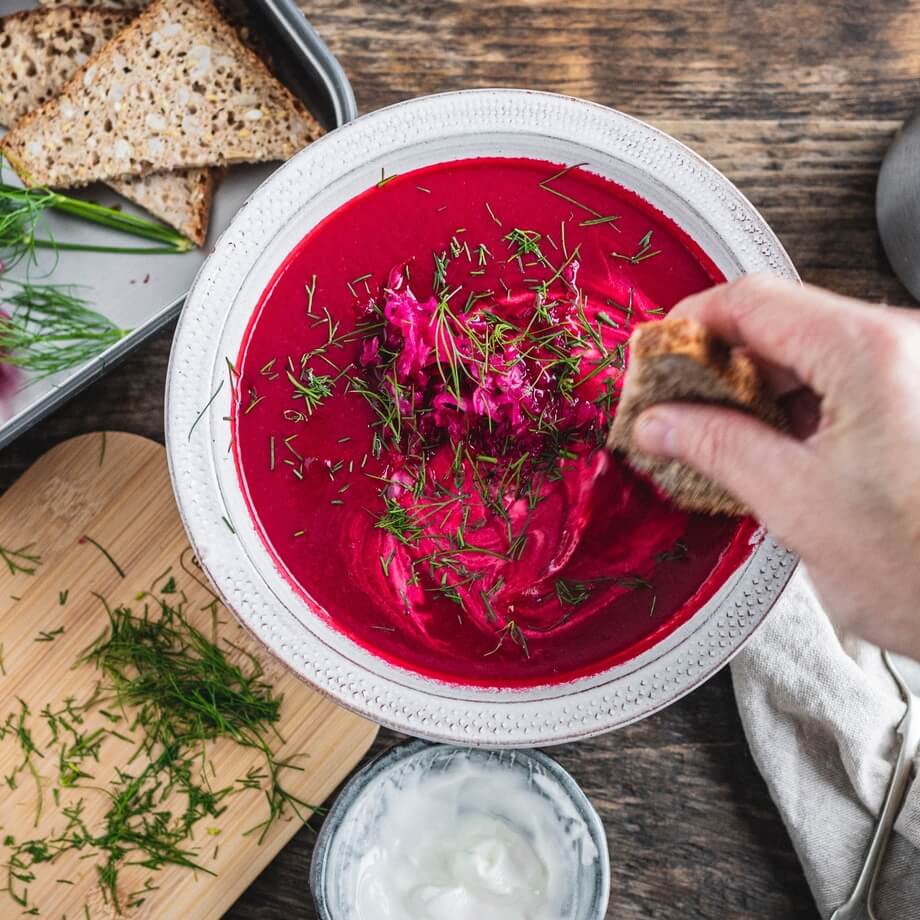 Scandi, cheesy cabbage fritters recipe / Riverford