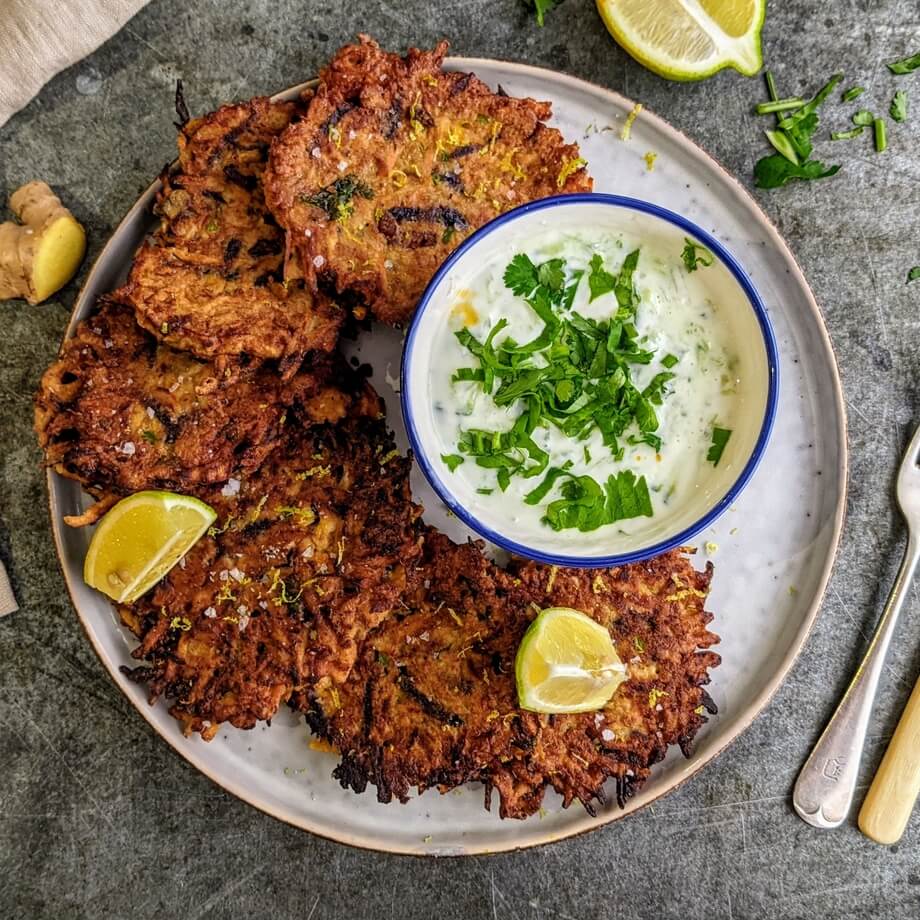 Thai sweetcorn fritters recipe / Riverford