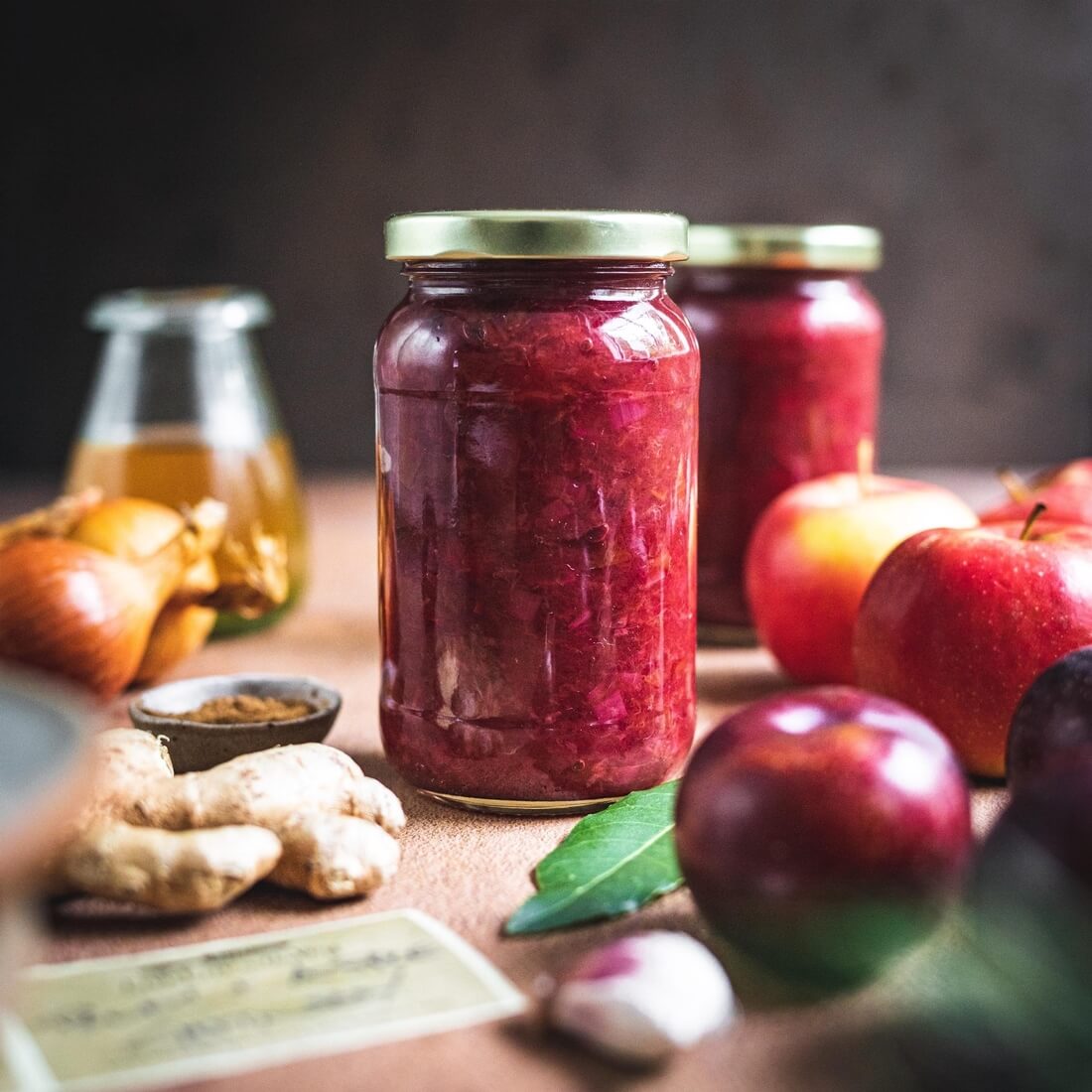 Plum & apple chutney kit