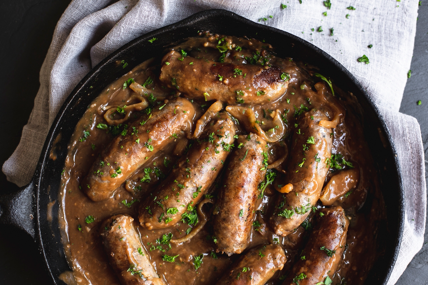 Pork sausages (gluten free)
