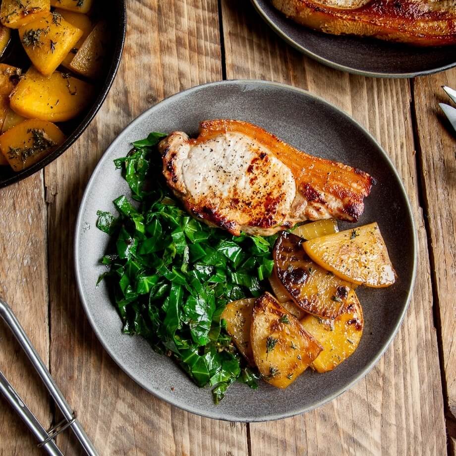 Roasted swede with maple syrup recipe / Riverford