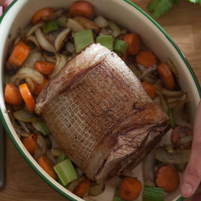 Pot roast beef brisket in ale recipe / Riverford