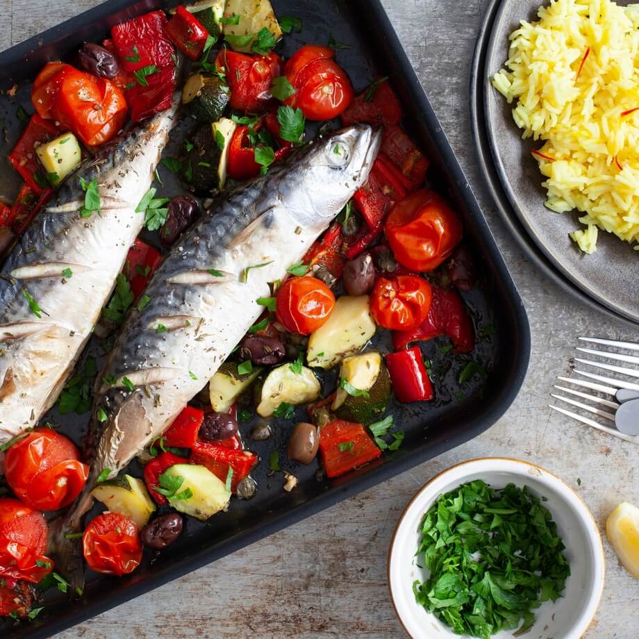 Provençal baked mackerel recipe / Riverford