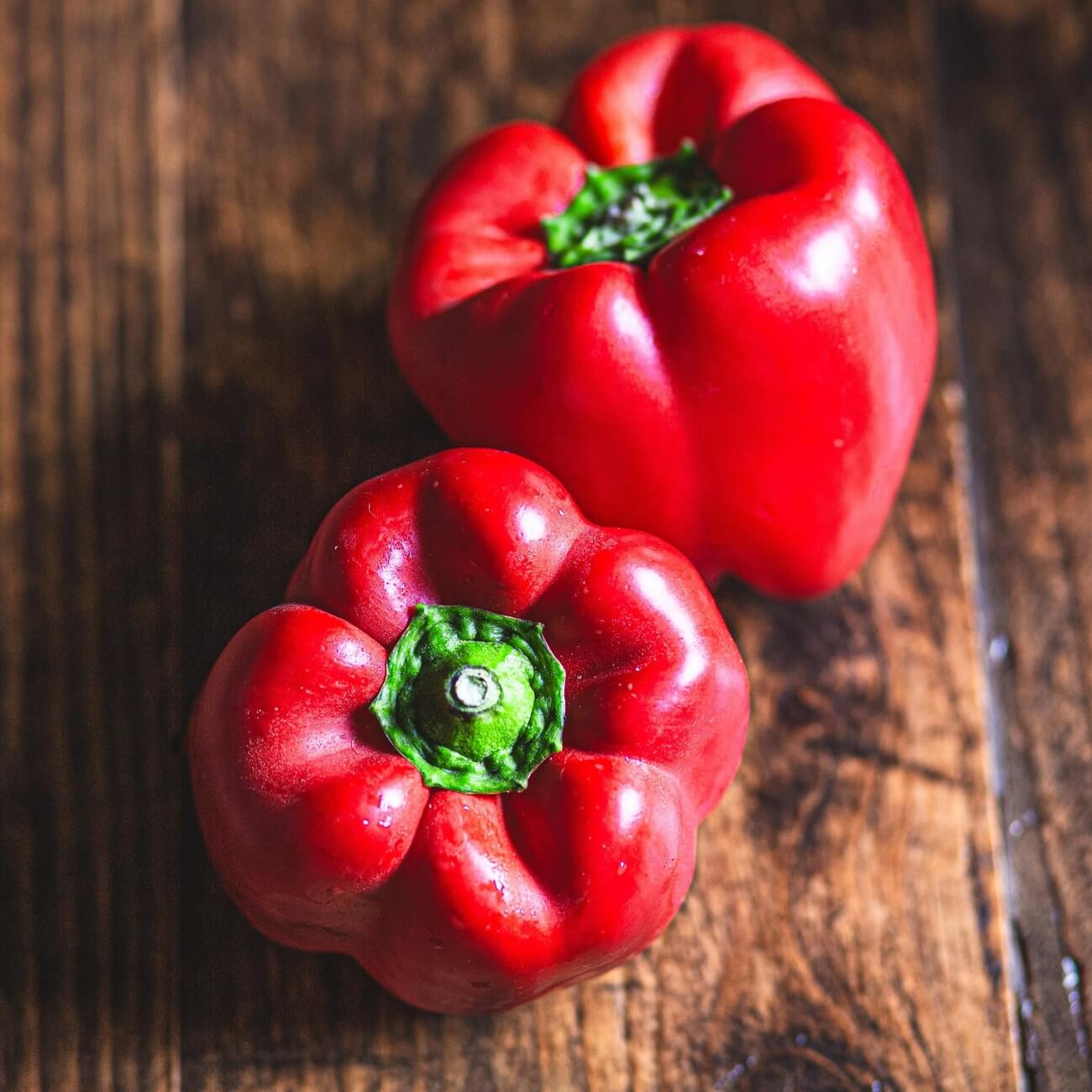 Red peppers