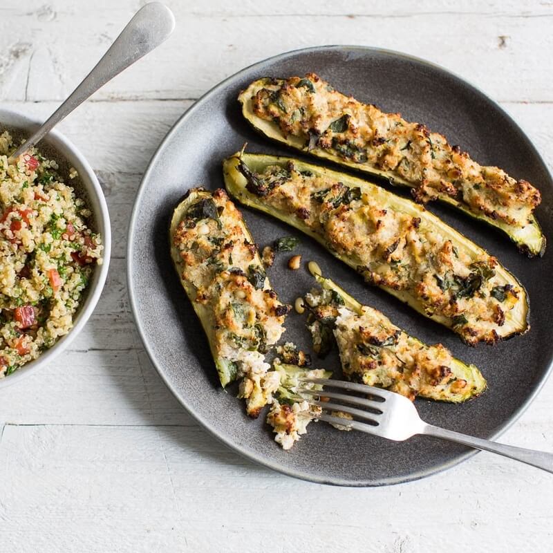 Courgette and lentil bake recipe / Riverford