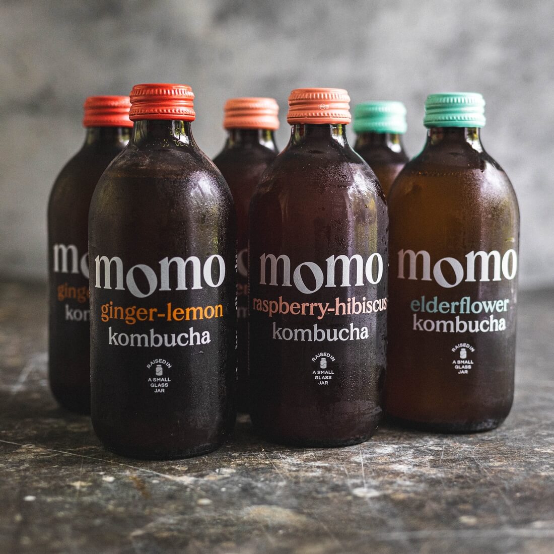 Organic MOMO Kombucha x6, 330ml / Riverford