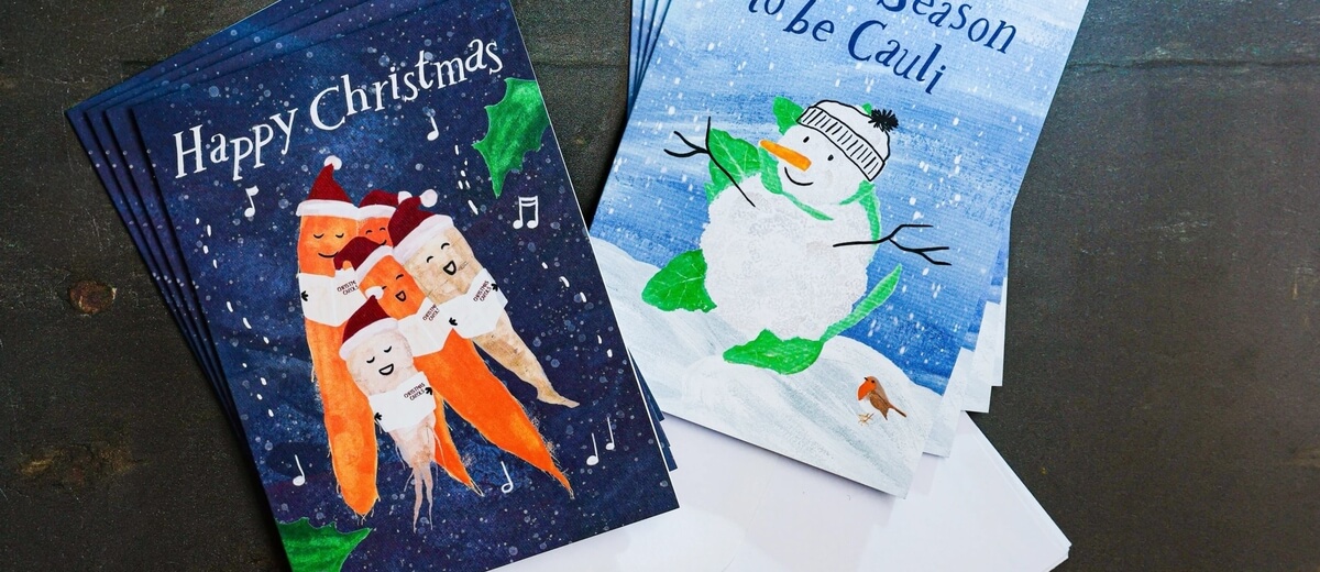 Charity Christmas Cards (Festive Veg)