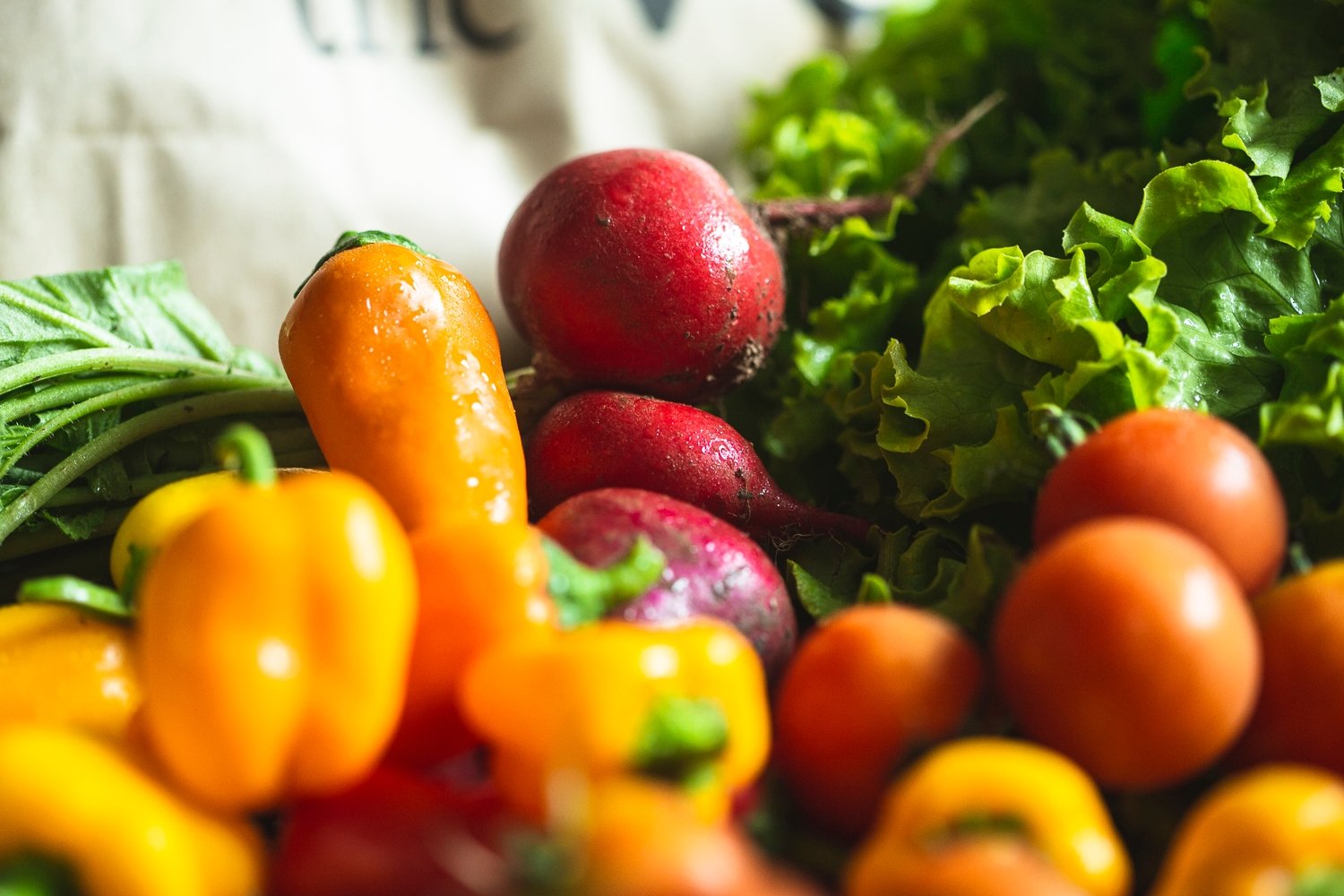 Organic salad bag