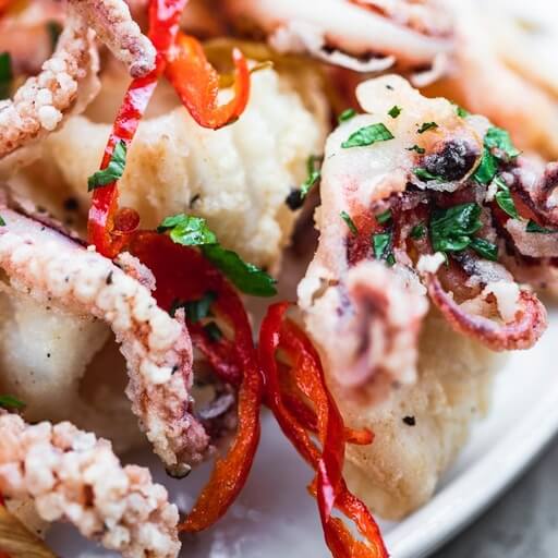 Salt and pepper squid recipe / Riverford